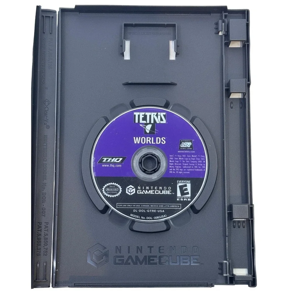 Tetris Worlds Nintendo GameCube GC Video Game with Manual THQ Puzzle CIB
